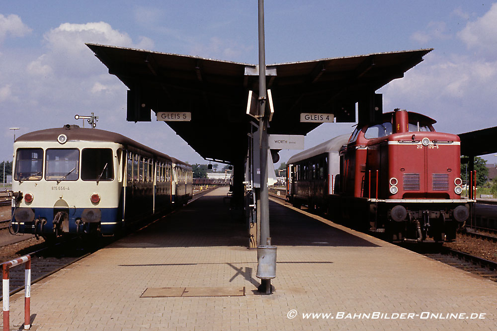 815 656 und 212 170 im August 1985 in Germersheim