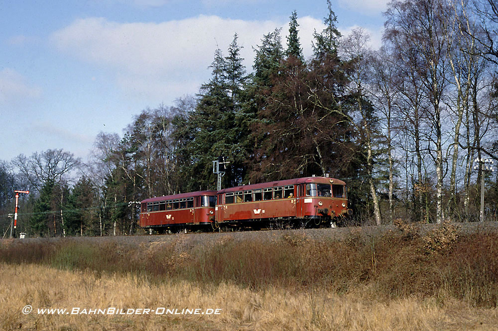 Vt 165 und Vs 115 im Februar 1993 in Bremervörde