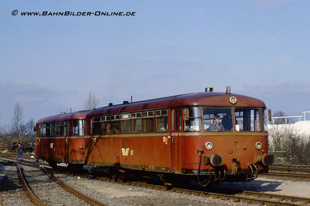 Vt 167 und Vs 117 im Februar 1993 in Bremervörde