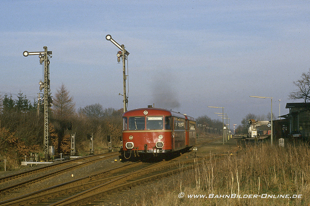 30.12.1989, Bahnhof Deinste (Stade - Bremervörde)